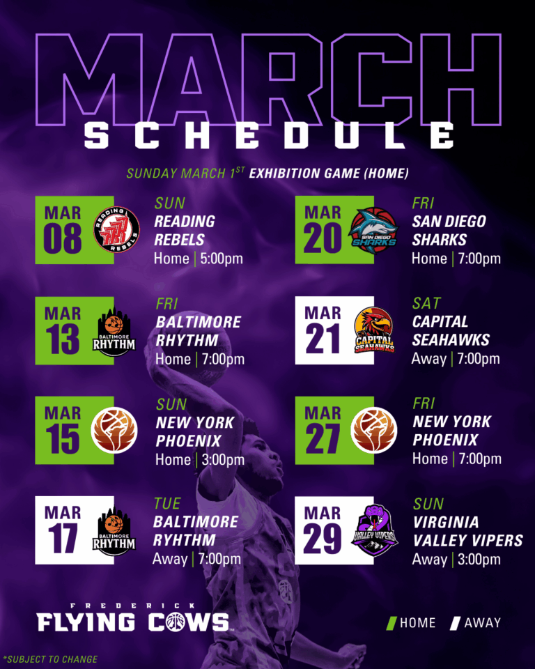 Flying Cows 2026 Season Schedule (8)